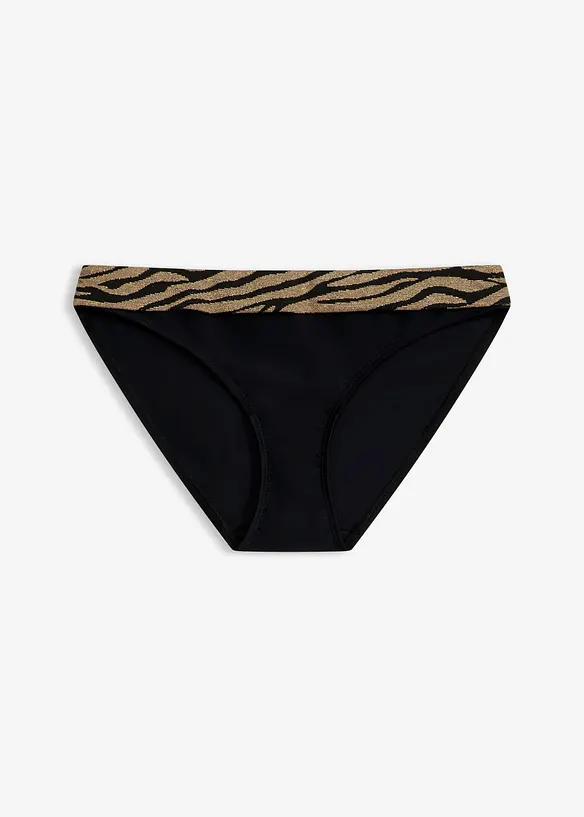 Bikinihose mit gl&auml;nzendem Material, bonprix