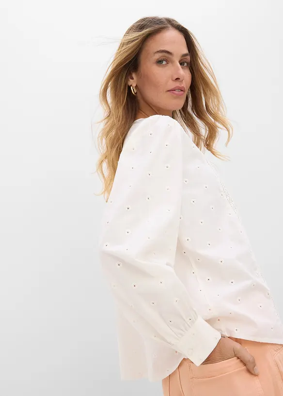 Chemisier en popeline solide, bonprix