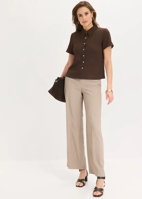 Chemisier en jersey textur&eacute;, bonprix