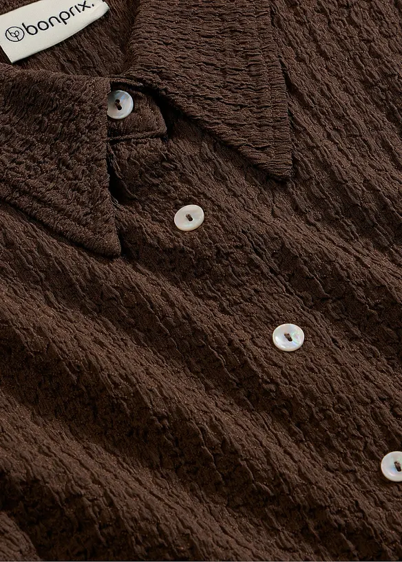 Chemisier en jersey textur&eacute;, bonprix