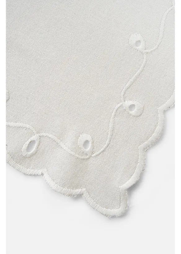 Lot de 2 sets de table en coton avec broderies, bonprix