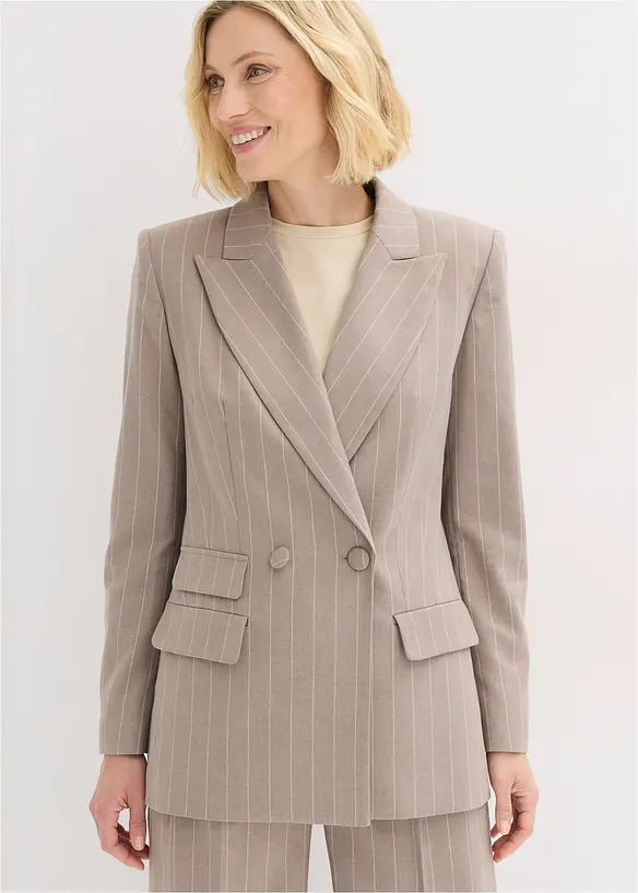 Blazer &agrave; rayures tennis, bonprix