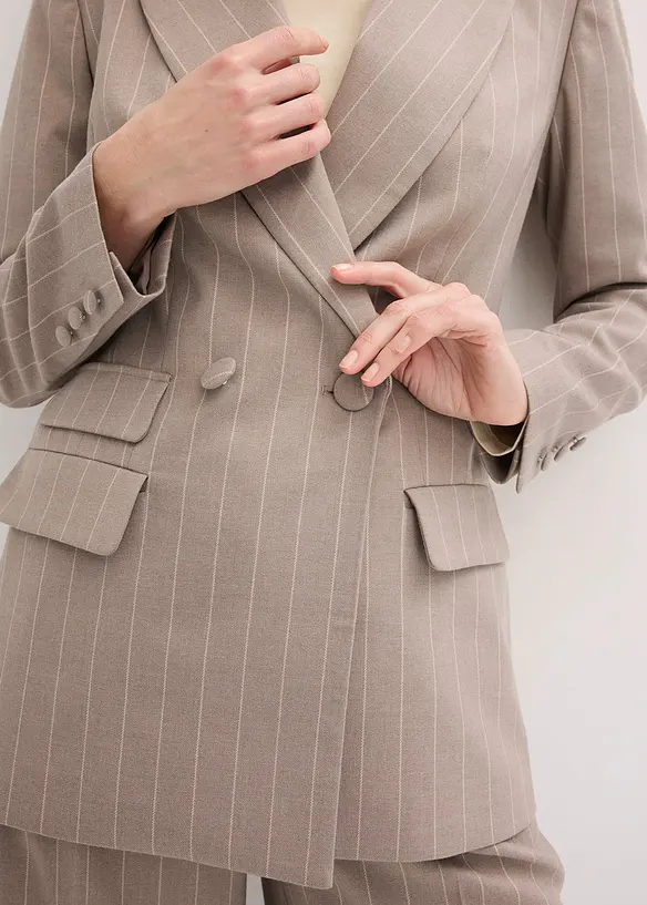 Blazer &agrave; rayures tennis, bonprix