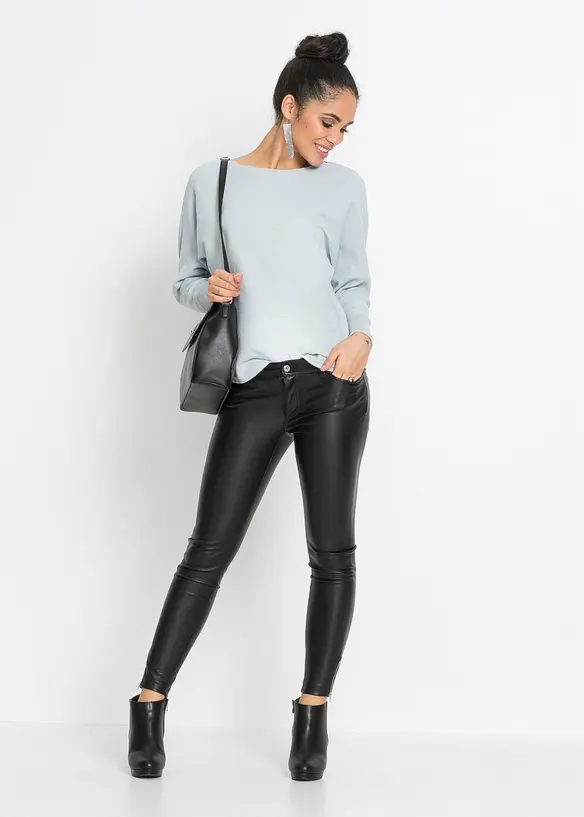 Pull oversize c&ocirc;tel&eacute;, bonprix