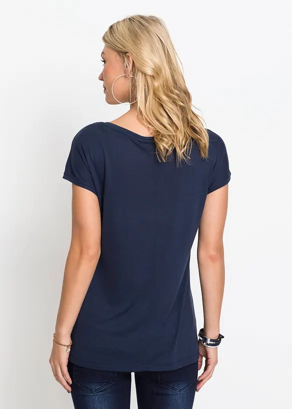 T-shirt en viscose douce, bonprix