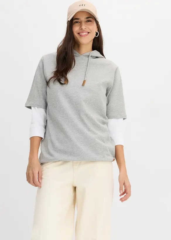 Sweat &agrave; capuche, bonprix
