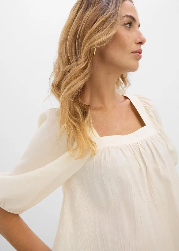 Blouse &agrave; effet froiss&eacute;, bonprix