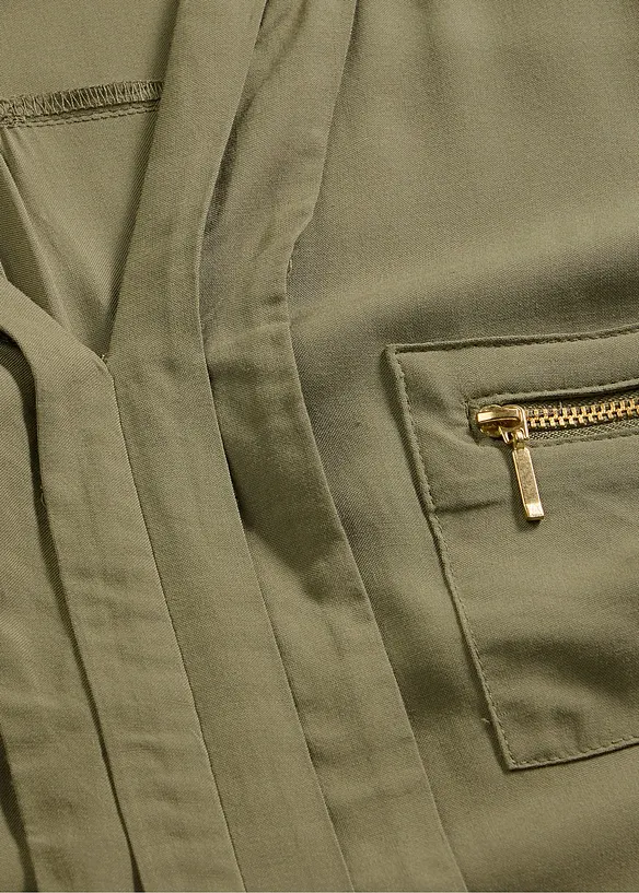 Tunikabluse aus flie&szlig;ender Viskose, bonprix