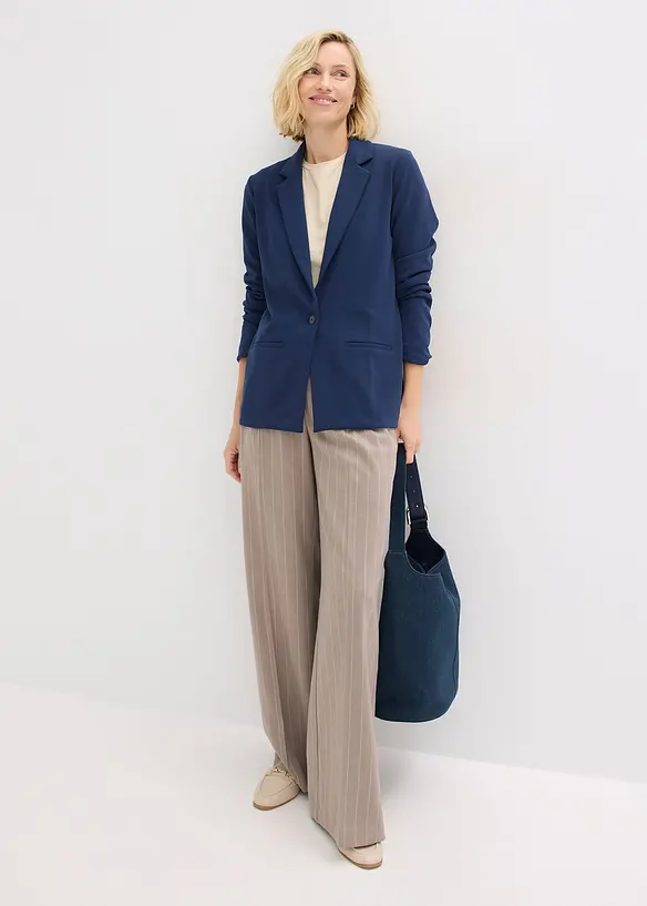 Blazer en jersey cr&ecirc;pe, bonprix
