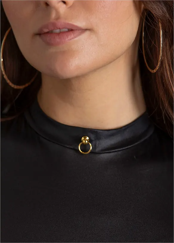 Stringbody ouvert mit Wetlook, bonprix