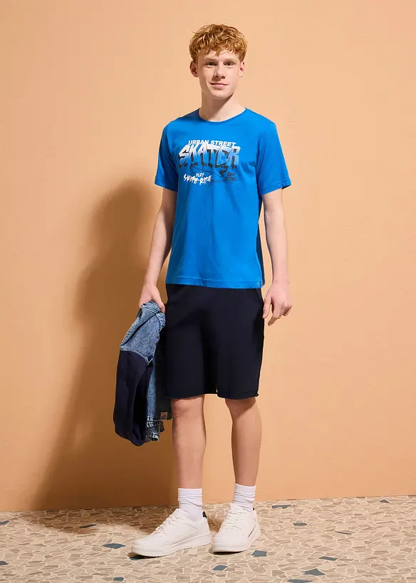 Lot de 3 T-shirts 100% coton, bonprix