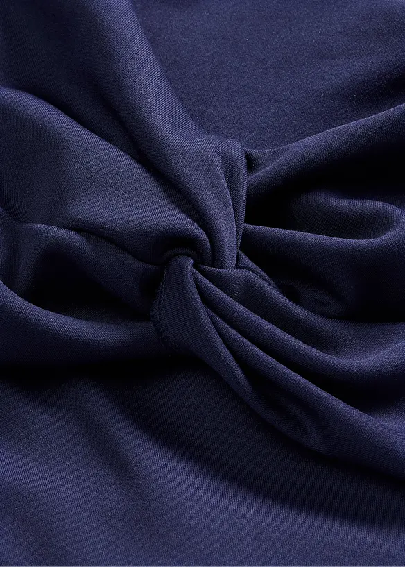 Carmen-Kleid mit Knotendetail, bonprix