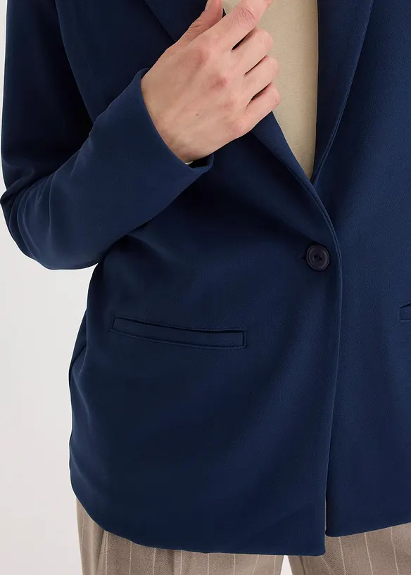 Blazer en jersey cr&ecirc;pe, bonprix