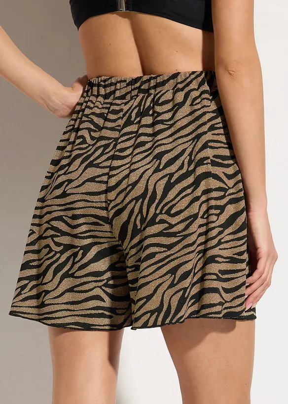 Strandshorts aus gl&auml;nzendem Material, bonprix
