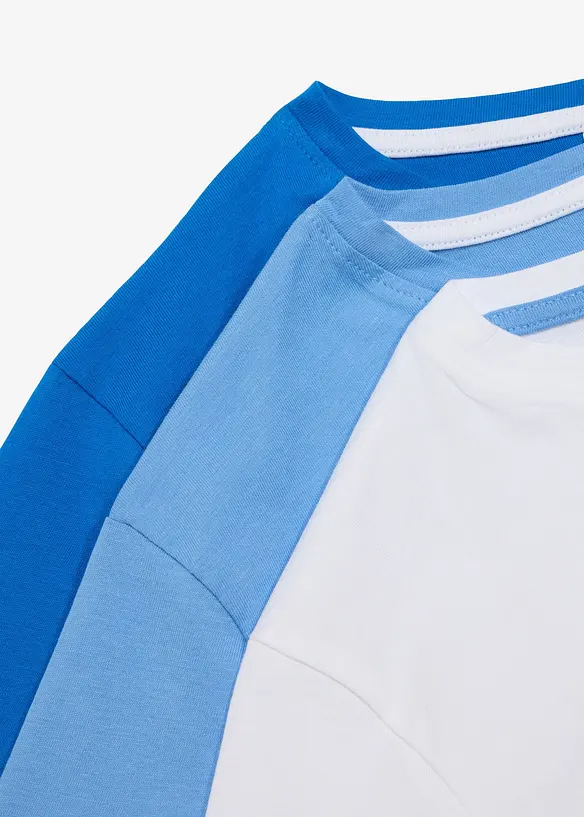 T-Shirt aus Bio-Baumwolle (3er Pack), bonprix