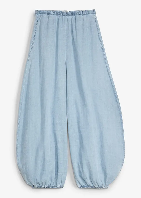 Pantalon sarouel l&eacute;ger, bonprix