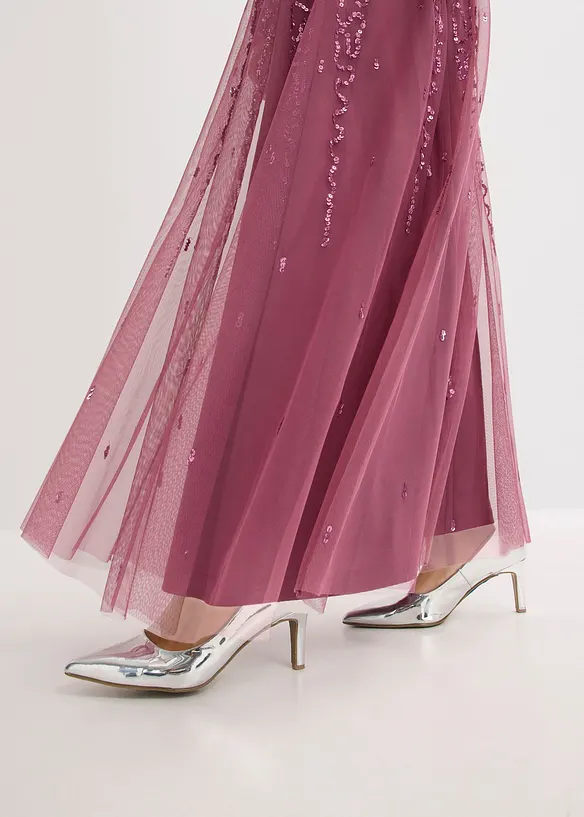 Robe de soir&eacute;e &agrave; sequins, bonprix
