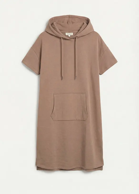 Robe sweat &agrave; capuche, bonprix