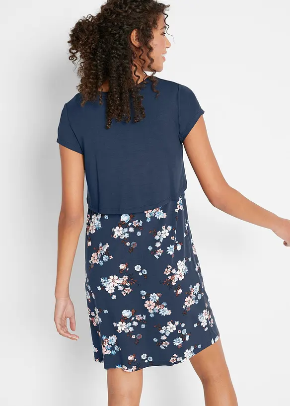 2-in-1 Umstands- und Stillkleid aus aus Viskose-Jersey, bonprix