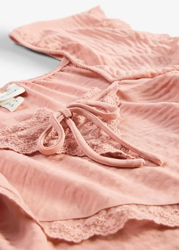 Top blouse en cr&ecirc;pe l&eacute;g&egrave;re, bonprix