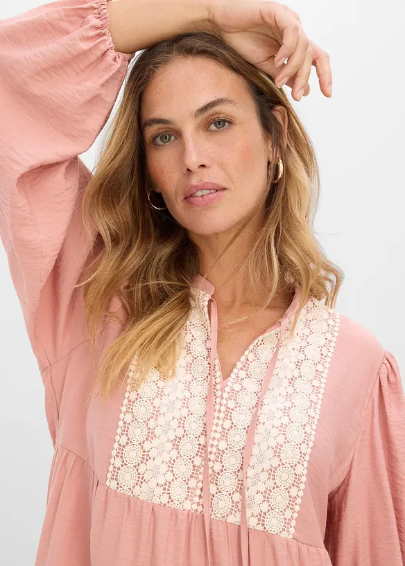 Robe midi douce, bonprix