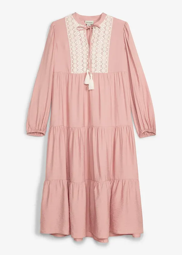 Robe midi douce, bonprix