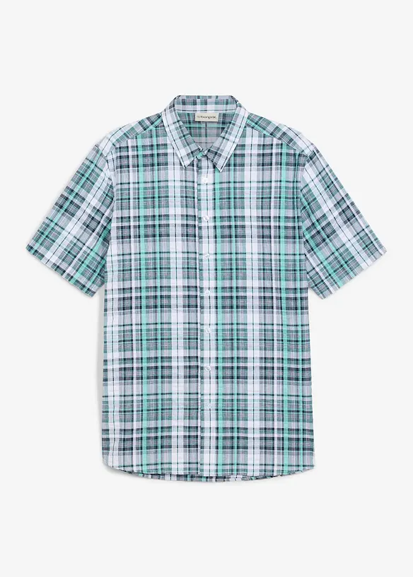 Chemise manches courtes en seersucker 100% coton, bonprix