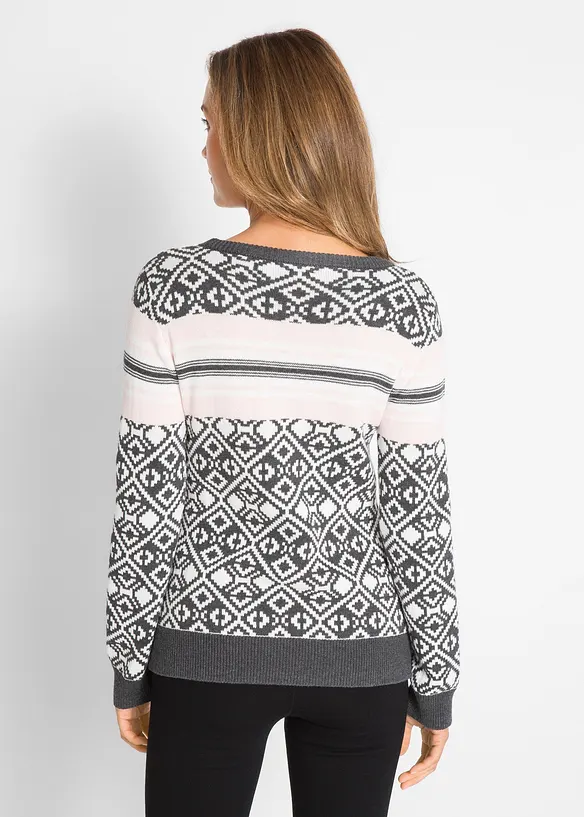 Norweger-Pullover, bonprix