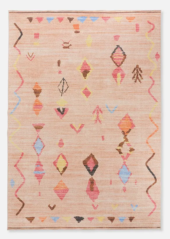 Tapis int&eacute;rieur et ext&eacute;rieur lavable &agrave; imprim&eacute; oriental, bonprix