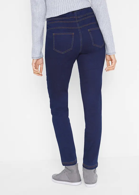High Waist Jeggings aus leichter, elastischer Thermoqualit&auml;t mit Bequembund, bonprix