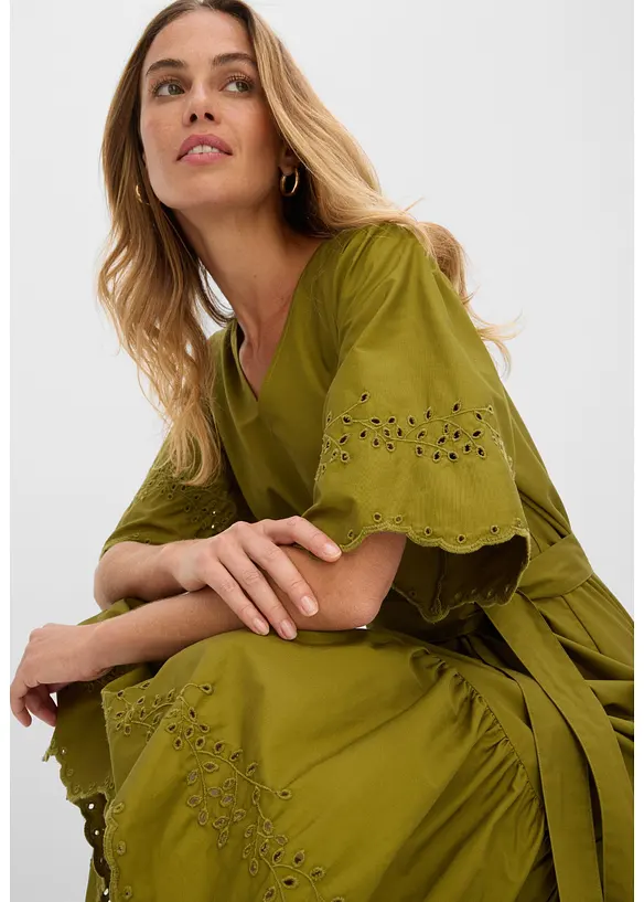 Robe midi 100% coton, bonprix