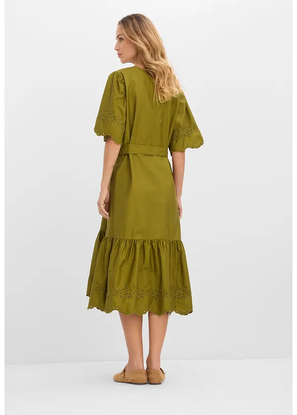 Robe midi 100% coton, bonprix