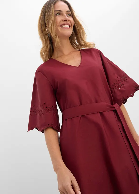 Robe midi 100% coton, bonprix