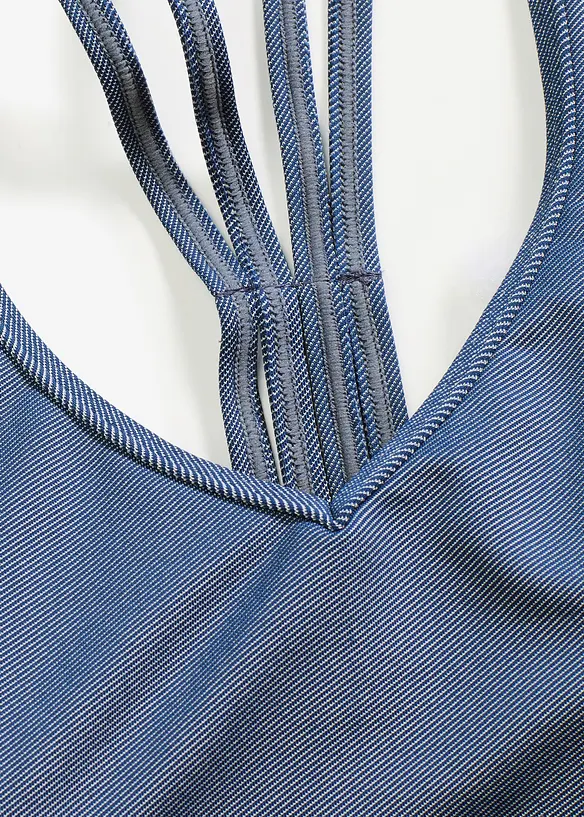 Bikini brassi&egrave;re (ens. 2 pces) aspect jean, bonprix