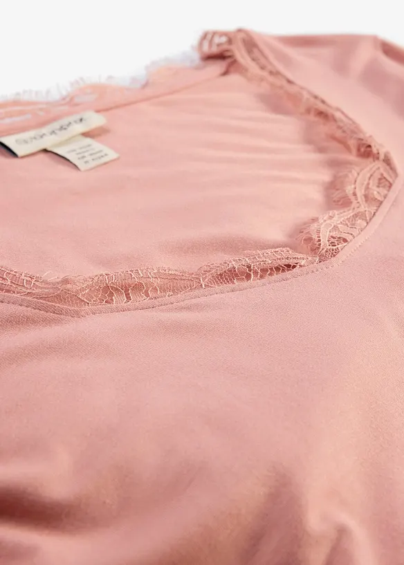 T-shirt manches longues doux, bonprix