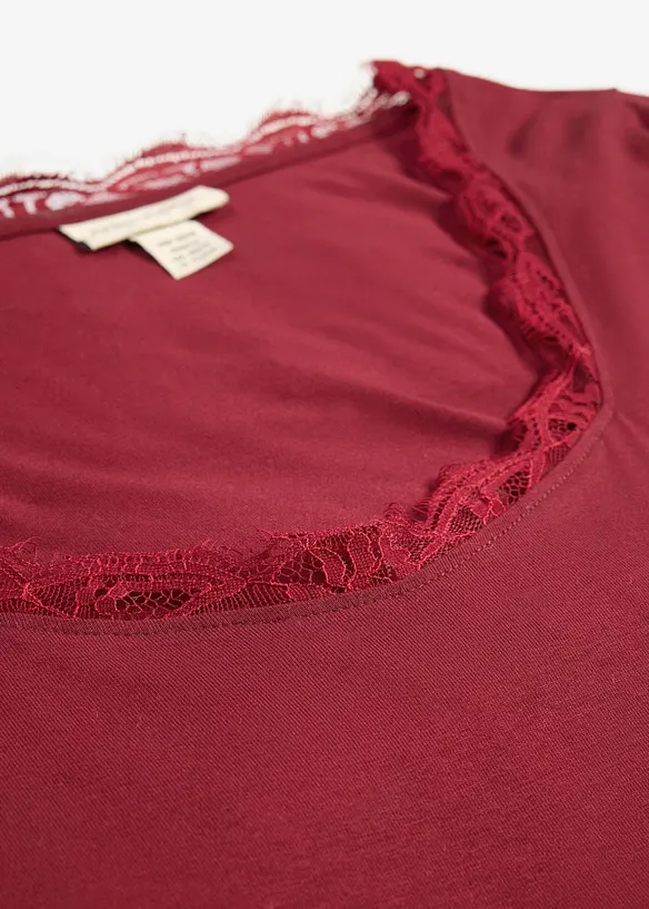 T-shirt manches longues doux, bonprix