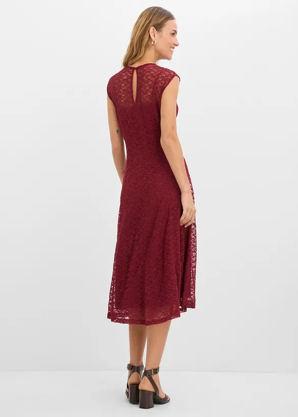 Robe &eacute;vas&eacute;e en dentelle, bonprix