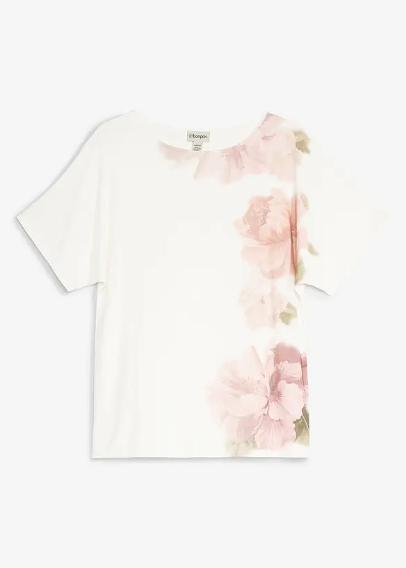 T-shirt doux en viscose extensible, bonprix