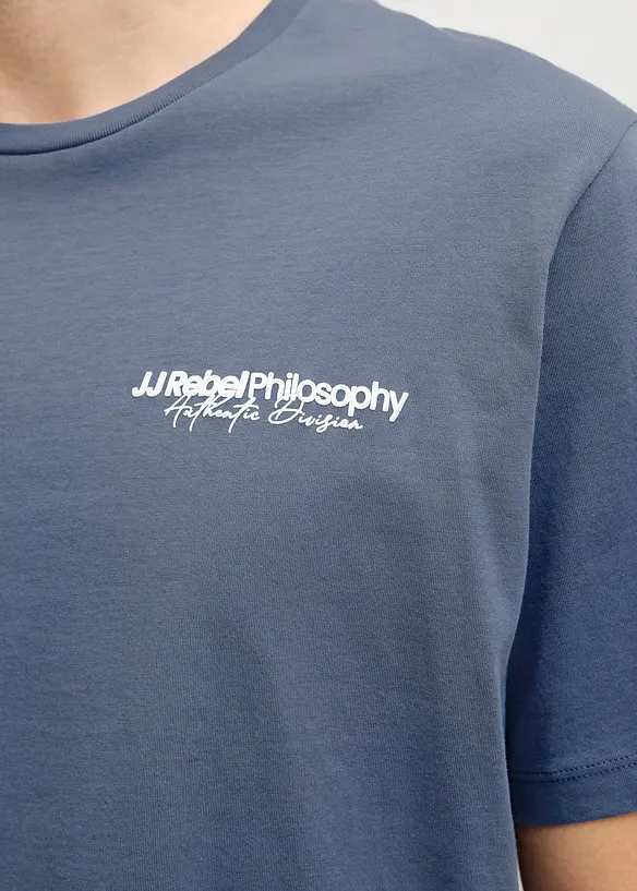 JJ REBEL T-Shirt aus reiner Baumwolle, Loose Fit, JJ REBEL