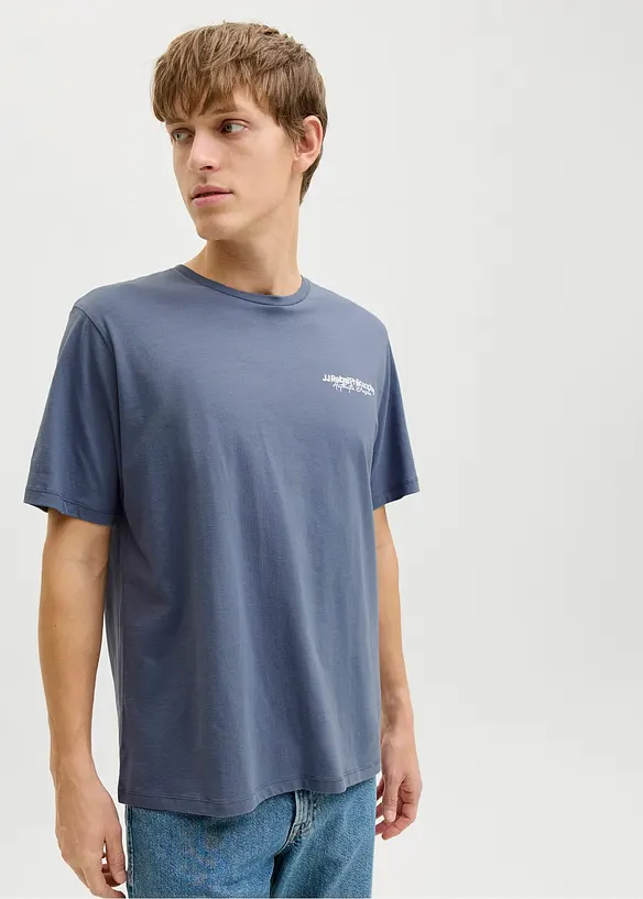 JJ REBEL T-Shirt aus reiner Baumwolle, Loose Fit, JJ REBEL