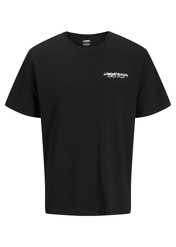 JJ REBEL T-Shirt aus reiner Baumwolle, Loose Fit, JJ REBEL