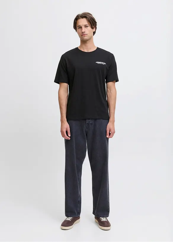 JJ REBEL T-Shirt aus reiner Baumwolle, Loose Fit, JJ REBEL