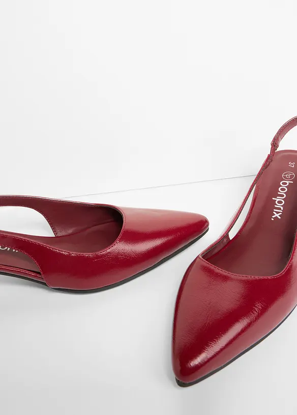 Slingpumps mit niedrigem Absatz, bonprix