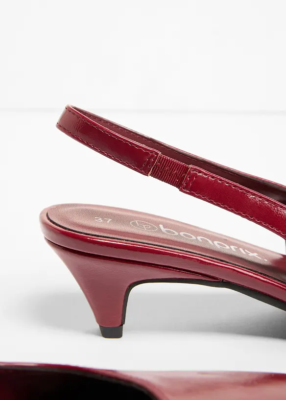 Slingpumps mit niedrigem Absatz, bonprix