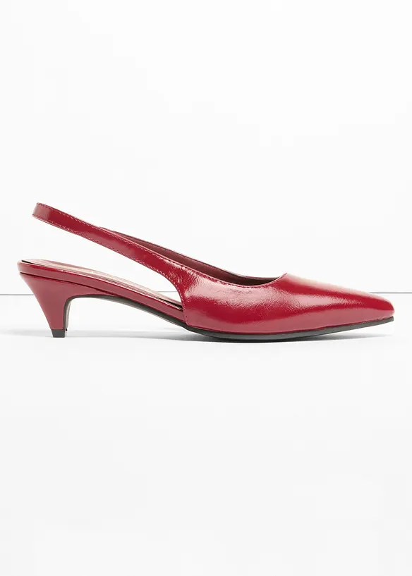 Slingpumps mit niedrigem Absatz, bonprix