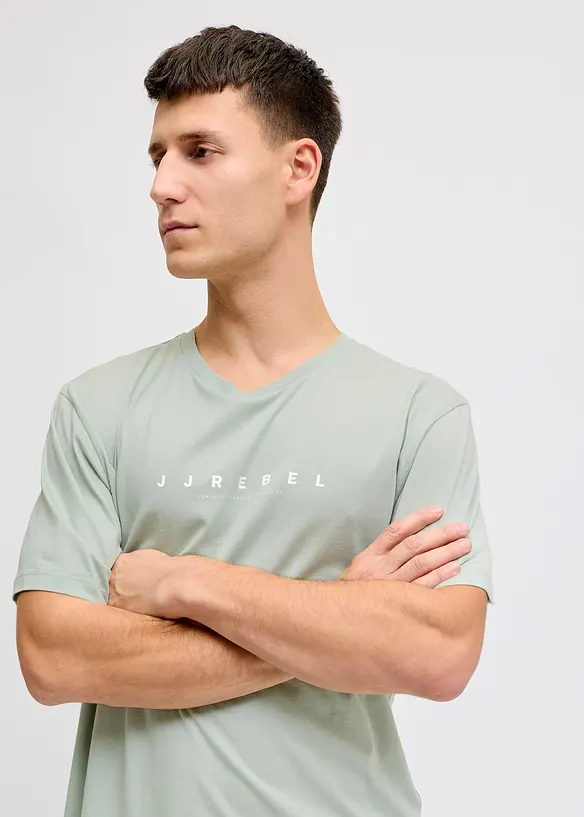 T-shirt JJ REBEL loose, 100% coton, JJ REBEL