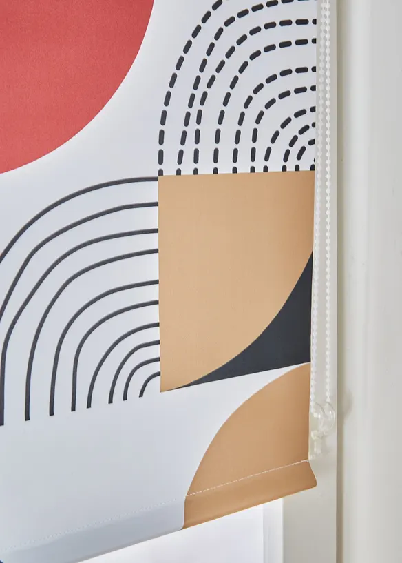 Verdunkelungsrollo mit Retro Druck, bonprix