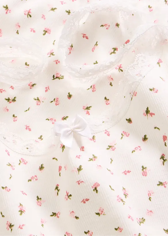 Pyjashort en mati&egrave;re c&ocirc;tel&eacute;e, bonprix