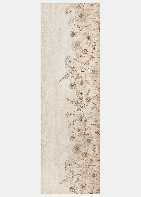 Paillasson lavable &agrave; motif floral, bonprix