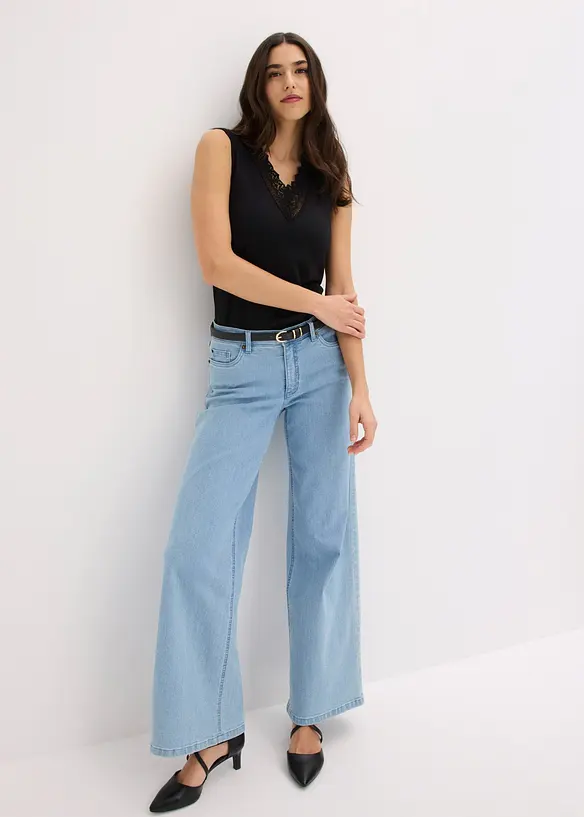 Shirt mit Spitze, bonprix